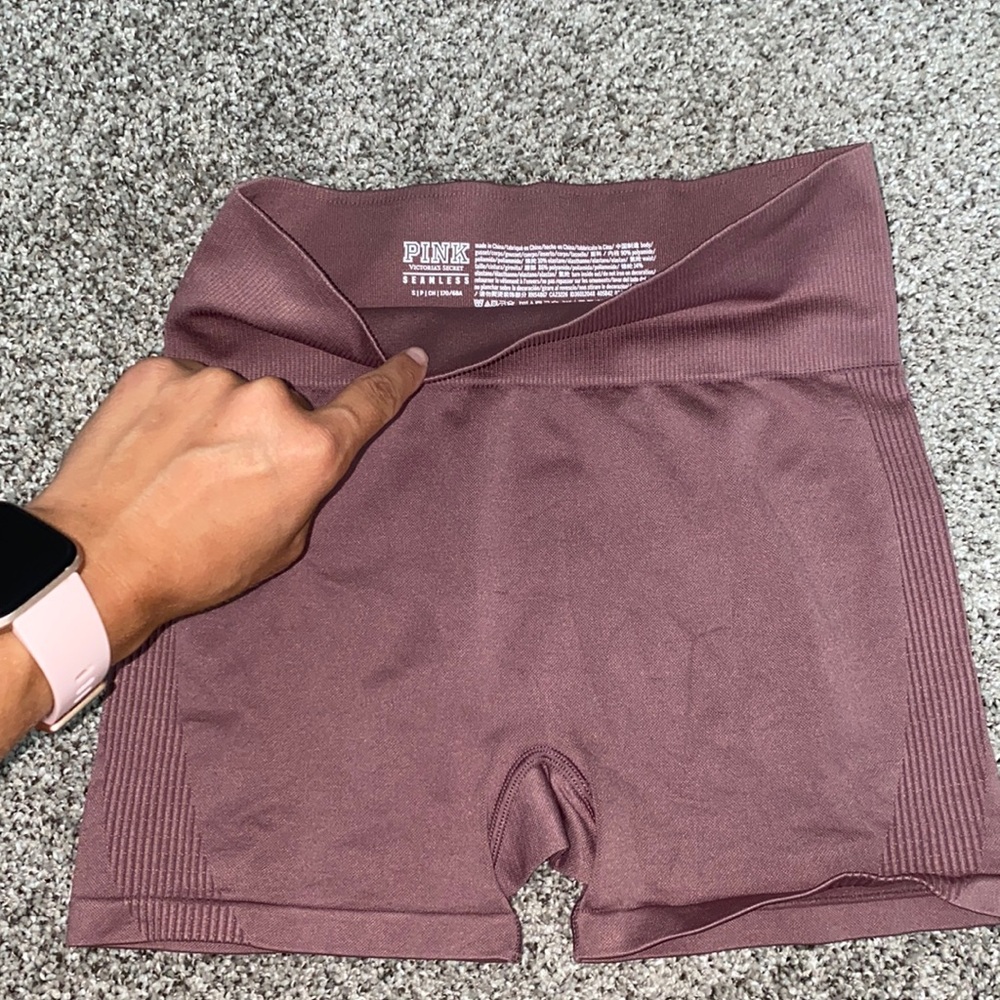 Pink Seamless Shorts